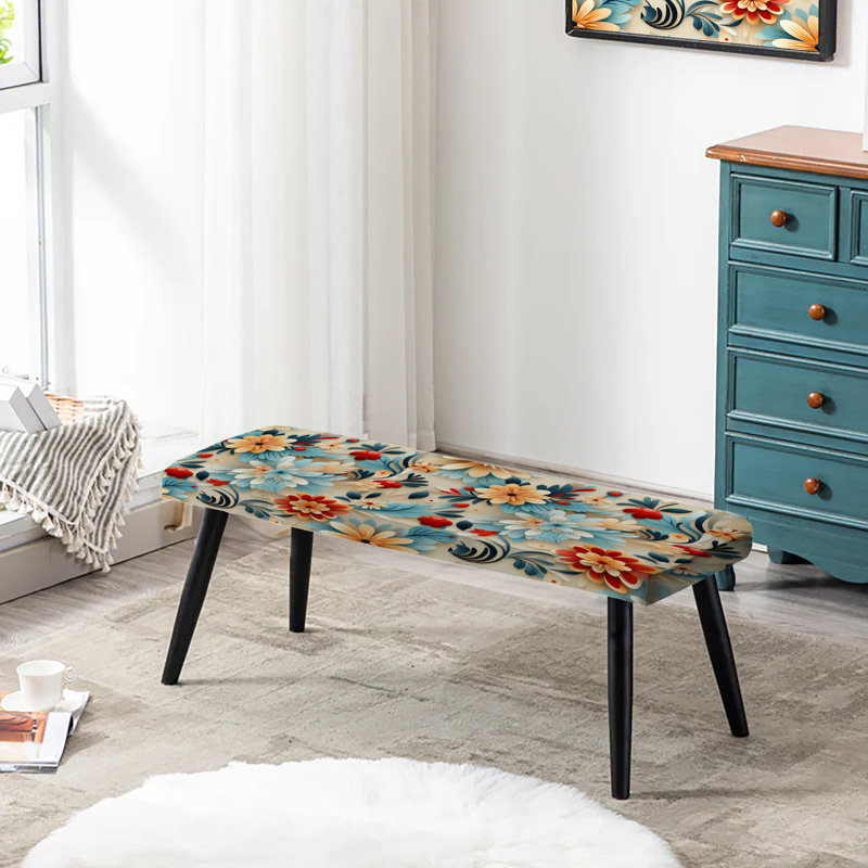 Moroccan upholstered bench discount